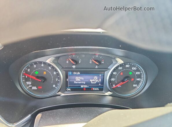 3GNAXKEGXPL138473 2023 CHEVROLET EQUINOX Черный Вид щитка приборов