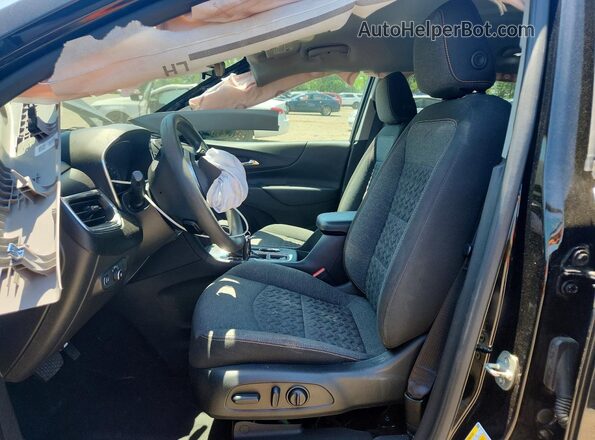 3GNAXKEGXPL138473 2023 CHEVROLET EQUINOX Черный Вид салона спереди