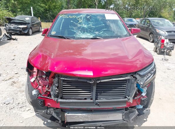 3GNAXKEGXPL149327 2023 CHEVROLET EQUINOX Red Вид щитка приладів