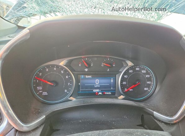 3GNAXKEGXPL174714 2023 CHEVROLET EQUINOX Black Вид щитка приладів