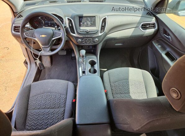3GNAXKEGXPL235382 2023 CHEVROLET EQUINOX Silver წინა პანელის ხედი