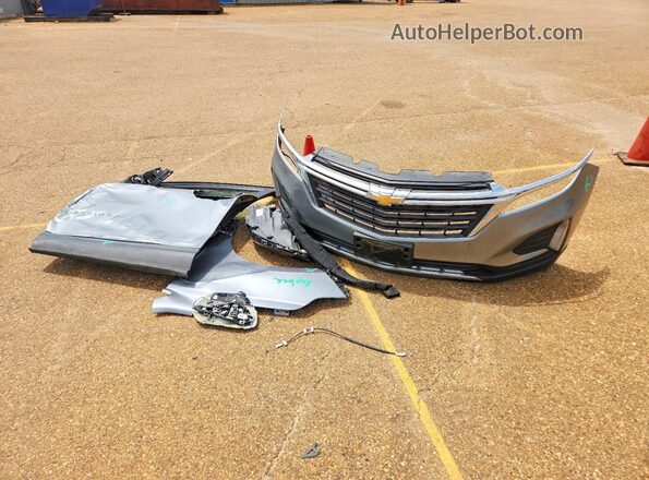 3GNAXKEGXPL235382 2023 CHEVROLET EQUINOX Silver ძრავის განყოფილების ხედი