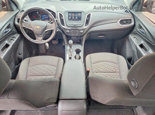 3GNAXKEV1LL287038 2020 CHEVROLET EQUINOX Black Вид панелі приладів
