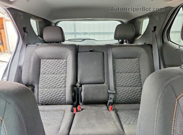 3GNAXKEV1ML359308 2021 CHEVROLET EQUINOX Black Rear seats view