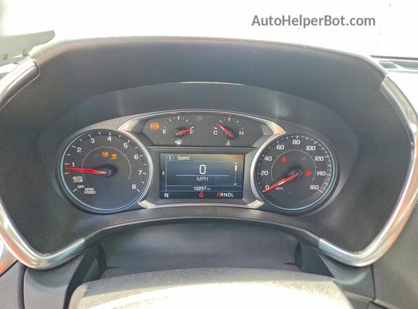 3GNAXKEV2KS540100 2019 CHEVROLET EQUINOX Белый Вид щитка приборов