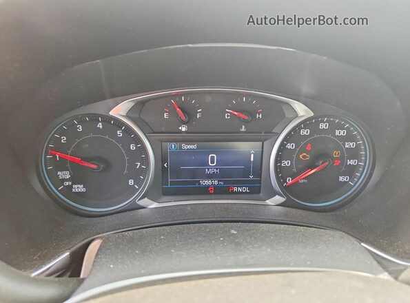 3GNAXKEV2KS588129 2019 CHEVROLET EQUINOX Серый Вид щитка приборов