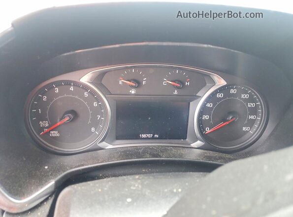 3GNAXKEV2LS584003 2020 CHEVROLET EQUINOX Blue Вид щитка приладів