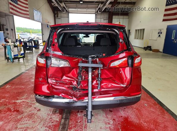 3GNAXKEV2ML319058 2021 CHEVROLET EQUINOX Red Вид ззаду