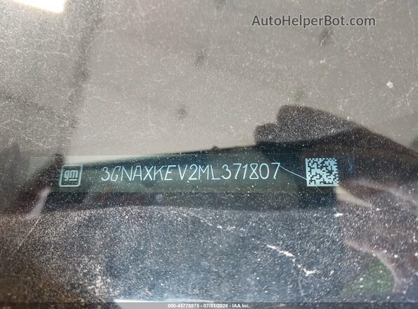 3GNAXKEV2ML371807 2021 CHEVROLET EQUINOX Gray ძრავის განყოფილების ხედი