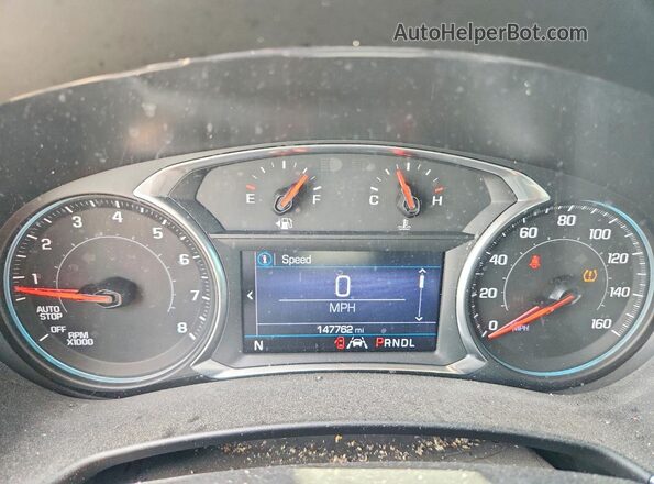3GNAXKEV3LL309105 2020 CHEVROLET EQUINOX Black Вид щитка приладів
