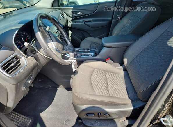 3GNAXKEV3LL309105 2020 CHEVROLET EQUINOX Black Вид салону спереду
