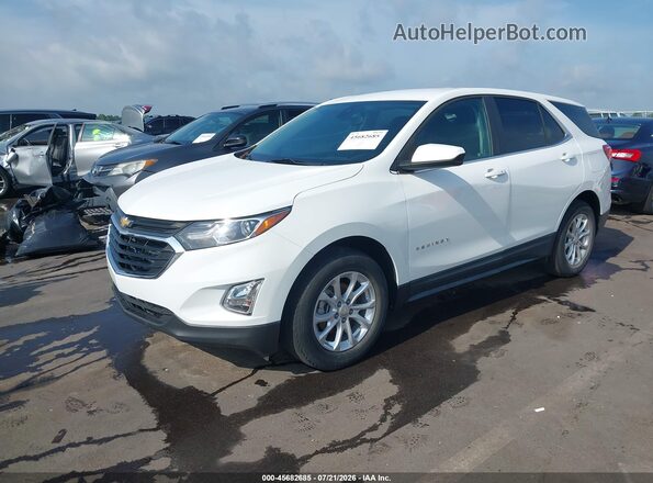 3GNAXKEV3MS103273 2021 CHEVROLET EQUINOX White წინა მარცხენა ხედი სამი მეოთხედიდან
