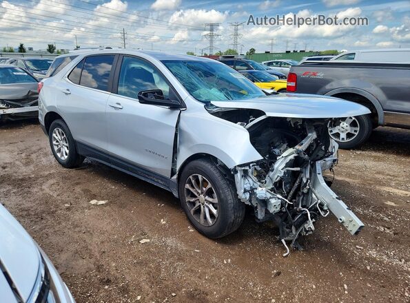 3GNAXKEV4MS132815 2021 CHEVROLET EQUINOX Серебряный Передняя правая четверть