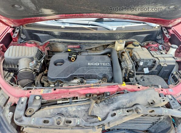 3GNAXKEV5LS581285 2020 CHEVROLET EQUINOX Burgundy Widok komory silnika