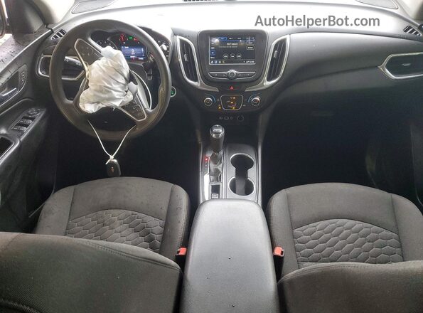 3GNAXKEV6KL349449 2019 CHEVROLET EQUINOX Black Widok deski rozdzielczej