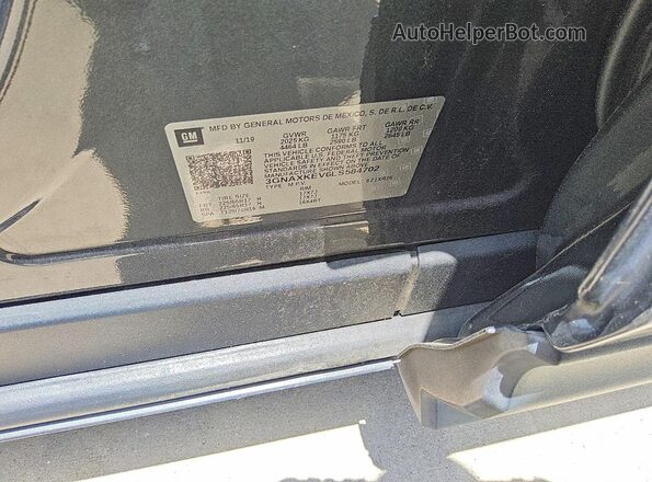 3GNAXKEV6LS584702 2020 CHEVROLET EQUINOX Gray VIN sticker view