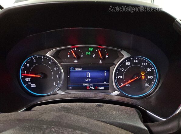 3GNAXKEV6LS584702 2020 CHEVROLET EQUINOX Gray Instrument cluster view