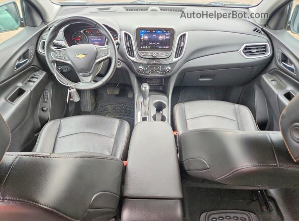 3GNAXKEV7LL303534 2020 CHEVROLET EQUINOX Black Widok deski rozdzielczej