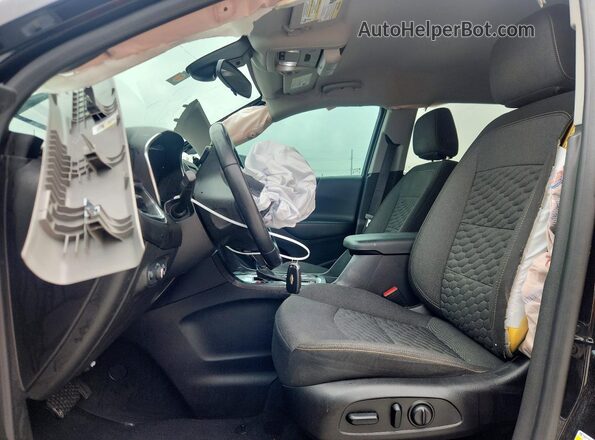 3GNAXKEV7ML359975 2021 CHEVROLET EQUINOX Black Front interior view