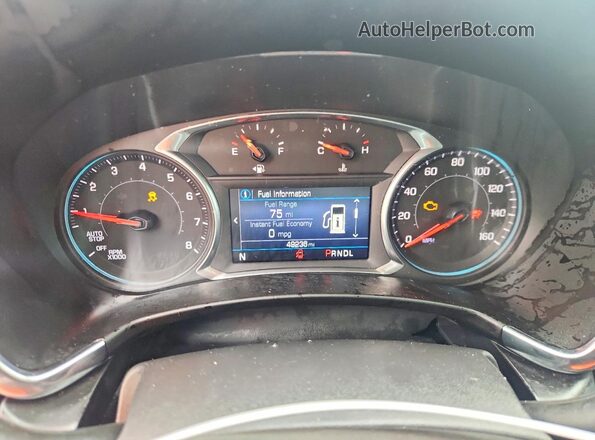 3GNAXKEV7ML359975 2021 CHEVROLET EQUINOX Black Instrument cluster view