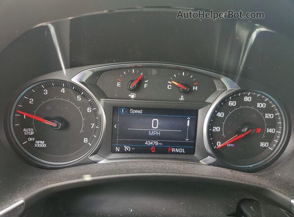 3GNAXKEV7NS241237 2022 CHEVROLET EQUINOX Gray Widok zestawu wskaźników
