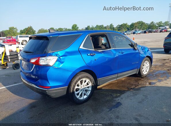 3GNAXKEV8KS503875 2019 CHEVROLET EQUINOX Blue Tył prawy
