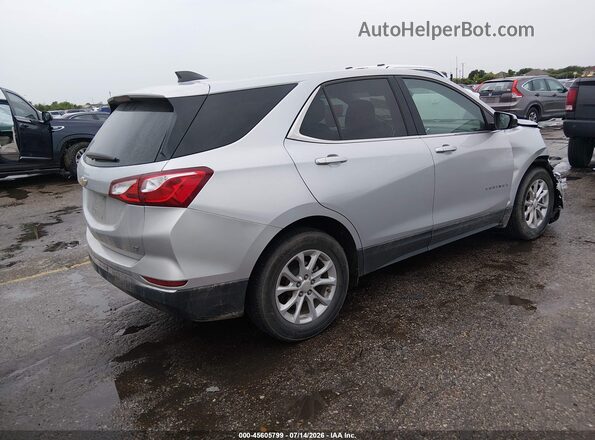 3GNAXKEV8LL238564 2020 CHEVROLET EQUINOX Silver Trasero derecho