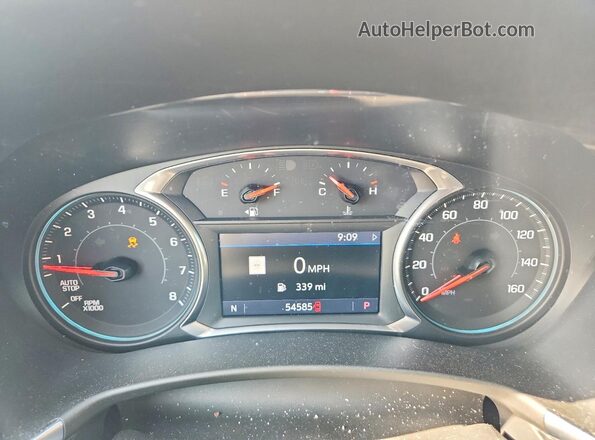 3GNAXKEV8LS531841 2020 CHEVROLET EQUINOX Red Widok zestawu wskaźników
