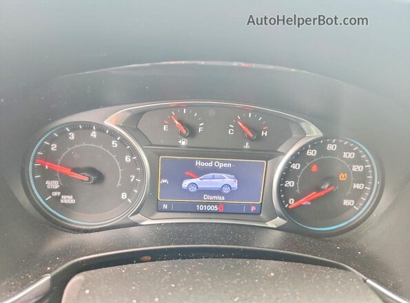 3GNAXKEV9LS608958 2020 CHEVROLET EQUINOX Белый Вид щитка приборов