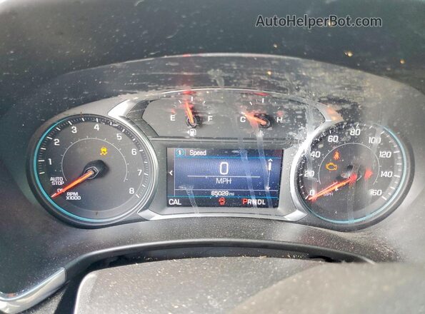 3GNAXKEV9LS657206 2020 CHEVROLET EQUINOX Black ხელსაწყოთა პანელის ხედი