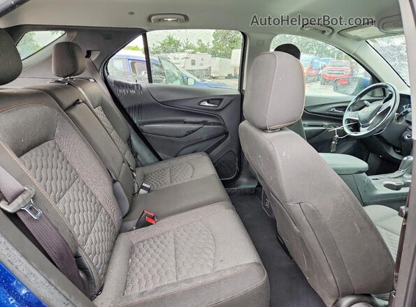 3GNAXKEV9ML306114 2021 CHEVROLET EQUINOX Blue Вид задніх сидінь