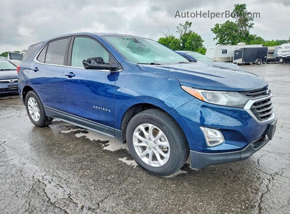 3GNAXKEV9ML306114 2021 CHEVROLET EQUINOX Blue Передня права чверть