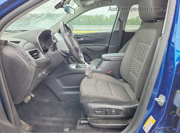 3GNAXKEV9ML306114 2021 CHEVROLET EQUINOX Blue Вид салону спереду