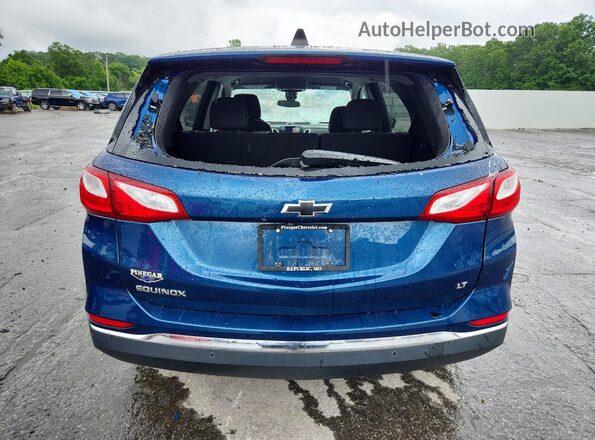 3GNAXKEV9ML306114 2021 CHEVROLET EQUINOX Blue Вид ззаду
