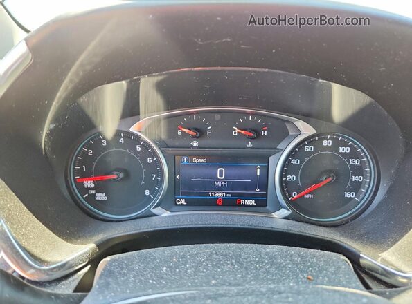 3GNAXKEV9MS166605 2021 CHEVROLET EQUINOX Серебряный Вид щитка приборов