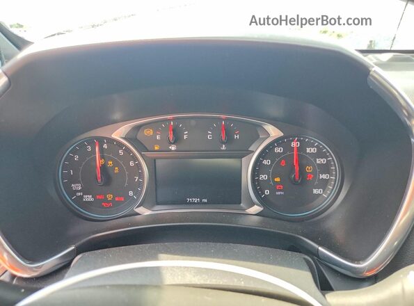 3GNAXKEVXLS540752 2020 CHEVROLET EQUINOX Белый Вид щитка приборов