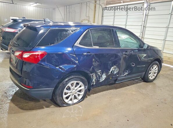 3GNAXKEVXLS635568 2020 CHEVROLET EQUINOX Blue Tył prawy