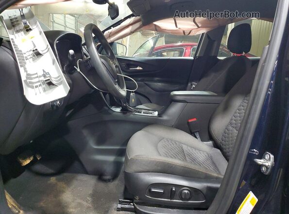 3GNAXKEVXLS635568 2020 CHEVROLET EQUINOX Blue Widok wnętrza z przodu