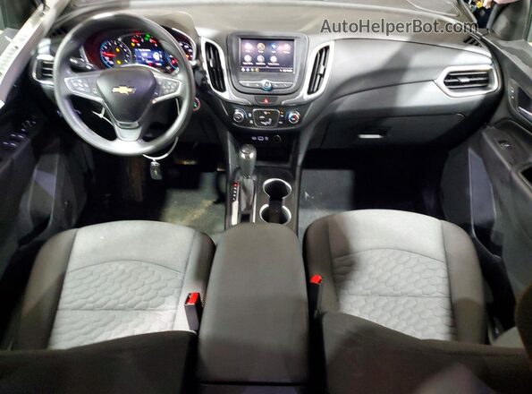 3GNAXKEVXLS635568 2020 CHEVROLET EQUINOX Blue Widok deski rozdzielczej