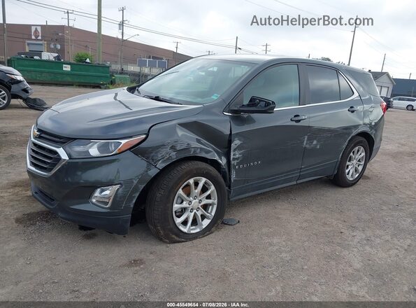 3GNAXKEVXML309569 2021 CHEVROLET EQUINOX Gray Vista tres cuartos delantera izquierda