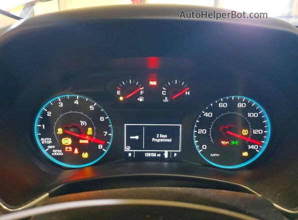 3GNAXKEX2JL397322 2018 CHEVROLET EQUINOX Серебряный Вид щитка приборов