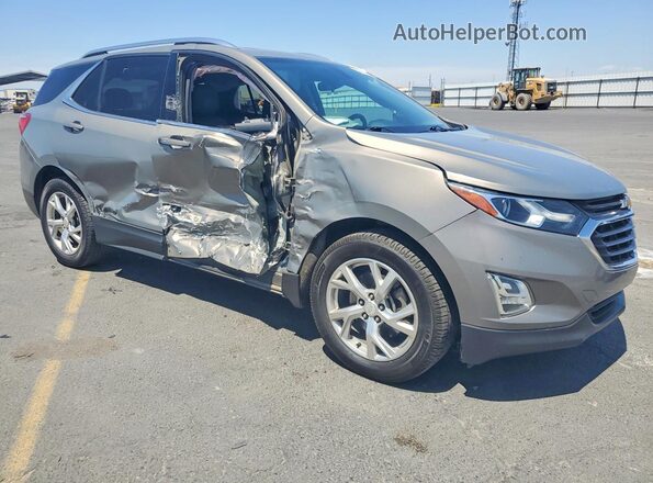 3GNAXKEX6JS576338 2018 CHEVROLET EQUINOX Gray Delantero derecho