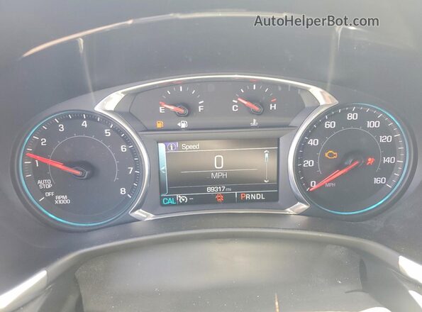 3GNAXKEX6JS576338 2018 CHEVROLET EQUINOX Gray Vista del cuadro de instrumentos