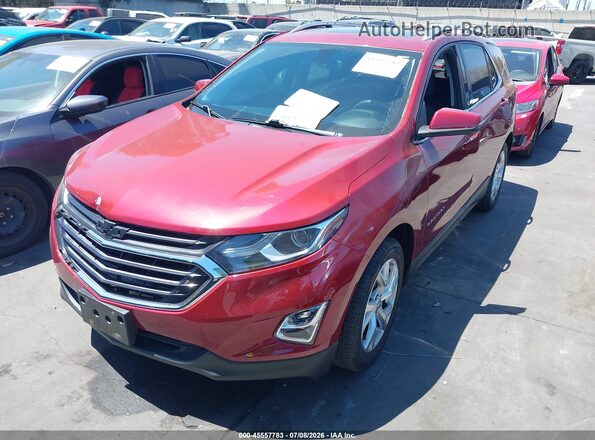 3GNAXKEX7JS523339 2018 CHEVROLET EQUINOX Red Передня ліва чверть