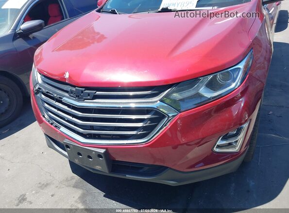 3GNAXKEX7JS523339 2018 CHEVROLET EQUINOX Red Вид задньої частини салону
