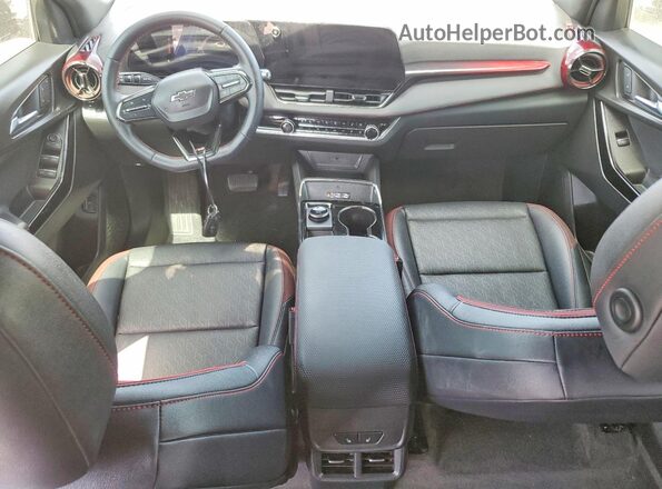 3GNAXLEG0SL114293 2025 CHEVROLET EQUINOX Синий Вид панели приборов
