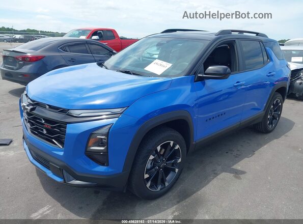 3GNAXLEG0SL265571 2025 CHEVROLET EQUINOX Blue Front left