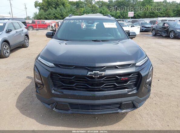 3GNAXLEG9SL115488 2025 CHEVROLET EQUINOX Black Widok zestawu wskaźników