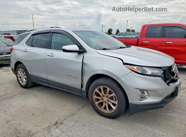3GNAXLEU4JS597667 2018 CHEVROLET EQUINOX Silver Передня права чверть