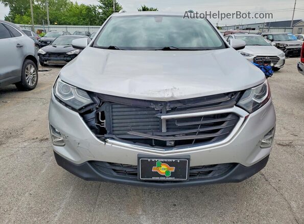 3GNAXLEU4JS597667 2018 CHEVROLET EQUINOX Silver Вид спереду